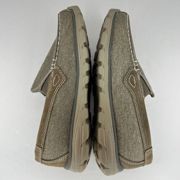 Redhead Brand Co Mens 54214097A Taupe Canvas Suede Leather Size 8M Slip On Shoes main image 8